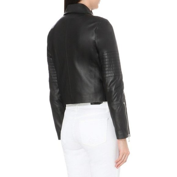 J Brand AIAH Leather Motorcycle Jacket - Picture 5 of 16